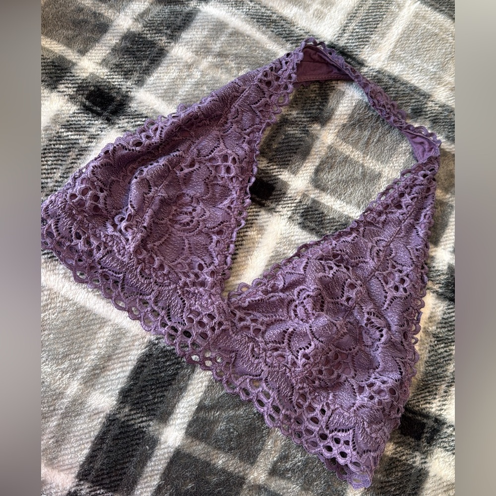 Purple Lace Bralette